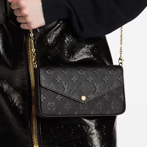 LOUIS VUITTON LV NIB Felicie Pochette Mongram Empriente Leather - Picture 1 of 16